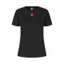 T-TIME T-shirt, Dam SVART