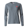 Långärmad t-shirt - Dam Gråmarmelad